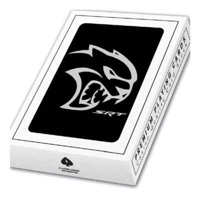 Detroit Shirt Company Dodge SRT Hellcat Poker Size Casino Quality Playing Cards | Play Blackjack, Euchre, Canasta Card Game, Casino Grade