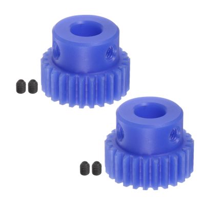 HARFINGTON 2pcs Spur Gear 6mm Bore Pinion Gear 25T Mod 1 Plastic Motor Gear for RC Car Replacement Parts Accessories Electric Grinder Gearbox Reduction Gear Gear Reducer