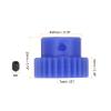 HARFINGTON 2pcs Spur Gear 6mm Bore Pinion Gear 25T Mod 1 Plastic Motor Gear for RC Car Replacement Parts Accessories Electric Grinder Gearbox Reduction Gear Gear Reducer view 2