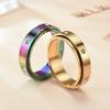 fekang Anxiety Rings Fidget Ring for Women Stress Relief Spinner Rings for Anxiety Stress Ring 4Pcs 6MM Titanium Steel Size 5-12 (11, 6mm spinner rings 4pcs/6 cz stones) view 4
