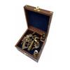 WOANIN Brass Nautical Sextant Vintage Antique Astrolabe Ship Navigation Instrument Celestial & Nautical Sextant with Two Extra Sighting Telescope/Astrolabe Sextant Tool (7" Inch, Antique) view 4