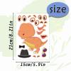 24 Sheets 8.27''5.9'' Make Your Own Stickers for Kids Toddlers, Make a Face Stickers Mix and Match with Unicorns Dinosaur Horse and Sea Animals for Kids Party Favors Activities view 4