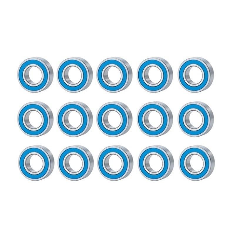15 Pcs Bearing 5X11X4mm Kit for Traxxas Slash Stampede Rustler Bandit 2WD 1/10 RC Car Spare Parts Upgrade Accessories