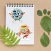 24 Sheets 8.27''5.9'' Make Your Own Space Stickers for Kids Toddlers, Make a Face Stickers for Kids Party Favors Activities view 3