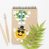 24 Sheets 8.27''5.9'' Make Your Own Space Stickers for Kids Toddlers, Make a Face Stickers for Kids Party Favors Activities view 4