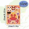 24 Sheets 8.27''5.9'' Make Your Own Sea Animals Stickers for Kids Toddlers, Make a Face Stickers for Kids Party Favors Activities view 2