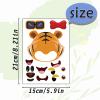 24 Sheets 8.27''5.9'' Make Your Own Animals Stickers for Kids Toddlers, Make a Face Stickers for Kids Party Favors Activities view 2