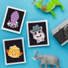 24 Sheets 8.27''5.9'' Make Your Own Animals Stickers for Kids Toddlers, Make a Face Stickers for Kids Party Favors Activities view 3