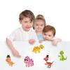 24 Sheets 8.27''5.9'' Make Your Own Dinosaur Stickers for Kids Toddlers, Make a Face Stickers for Kids Party Favors Activities view 3