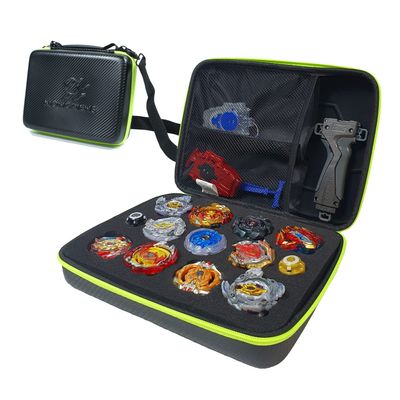 MONGPIENS Battling Tops Soft Carrying Case with Shoulder Strap for Spinning Tops and Launcher