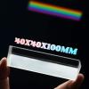 Prisms & Kaleidoscopes Physics Science Triple Prism Reflecting Science Classroom Optics Kits (Color : 40X40X100MM) view 2