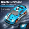 Desdoni RC Drift Car Remote Control Car 2.4GHz 1:24 Scale 4WD 15KM/H High Speed Model Vehicle LED Lights Drifting Tire Racing Sport Toy for Adult Boys Girls Kids Gift 2Pcs Rechargeable Batterie view 4