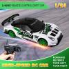 Desdoni RC Drift Car Remote Control Car 2.4GHz 1:24 Scale 4WD 15KM/H High Speed Model Vehicle LED Lights Drifting Tire Racing Sport Toy for Adult Boys Girls Kids Gift 2Pcs Rechargeable Batterie view 2