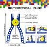 SIOYTOER Building Blocks Tool Kit - Brick Separator, Mini Blocks Tool Set, Multi-Functional Hammer, Pliers, Tweezers, Finger Protectors with Tin Box (Blue) view 4