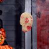 DECHOUS Halloween Severed Head Prop: Latex Realistic Scary Hanging Zombie Severed Head Decoration for Halloween Haunted House Party Bar Decor view 3
