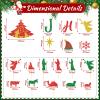 11 Pcs Happy Birthday Jesus Banner Jesus Cupcake Topper a Cake Topper Red Glitter Christmas Birthday Banner Garland for Nativity Scene Christmas Religious Holiday Party Decorations view 2