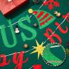 11 Pcs Happy Birthday Jesus Banner Jesus Cupcake Topper a Cake Topper Red Glitter Christmas Birthday Banner Garland for Nativity Scene Christmas Religious Holiday Party Decorations view 3