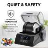 Tryes Rock Tumbler Kit Adults - Rock Polisher Tumbler with Noise Reduction Cover, Speed&Timer Control, Includes 4 Polishing Grits, Rough Gemstones, Learning Guide etc., Great Science Gift for All Ages view 2