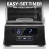 Tryes Rock Tumbler Kit Adults - Rock Polisher Tumbler with Noise Reduction Cover, Speed&Timer Control, Includes 4 Polishing Grits, Rough Gemstones, Learning Guide etc., Great Science Gift for All Ages view 4