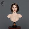 1/6 Scale Female Head Sculpt,Asian Girl Short Hair Smile Expression Head Carved for 12inch PH TBL JO Action Figure Body (D) view 2