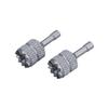 2PCS Replacement Joystick for DJI RC/RC 2 Remote Controller Aluminium Thumb Sticks Compatible with DJI Mini 3 Pro/Mini 4 Pro/Air 3 Flip Fly More Combo Drone Accessory(Silver Grey) view 1