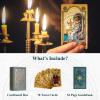 KIINO 78 Gold foil Tarot Cards with Guide Book Tarot Deck for Beginners and Professional Player with Box Tarot PVC Durable Waterproof Wrinkle Resistant view 3