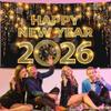 KatchOn, XtraLarge Happy New Year Banner - 72x44 Inch | New Year Backdrop 2026 | New Years Decorations 2026 | NYE Eve Banner For NYE Decorations 2026 | New Years Eve Party Supplies 2026 view 3