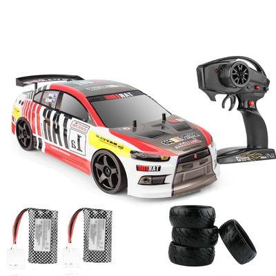 QIYHBVR RC Drift Racing Car 70KM/H High Speed Remote Control Car Drift, 1/10 Scale RC Drift Car Super Fast RC Sport Racing Car Drift Vehicles Truck with 4 PCS Replacement Tires