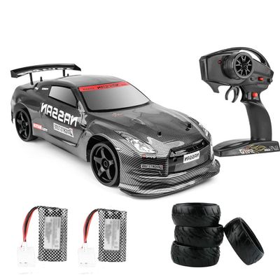 QIYHBVR RC Drift Racing Car 70KM/H High Speed Remote Control Car Drift, 1/10 Scale RC Drift Car Super Fast RC Sport Racing Car Drift Vehicles Truck with 4 PCS Replacement Tires