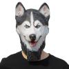PartyHop Husky Dog Mask Animal Latex Full Head Mask Fancy Dress for Halloween Carnival Costume Party view 1