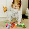 18 Pack Plush Dinosaur Toys Bulk, Mini Soft Stuffed Animal Cute Dinosaur Figures, Keychain Decoration for Goodie Bag Filler, Claw Machine, Treasure Chest Prizes, Birthday Party Favor for Kids view 4