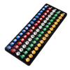 GSE Games & Sports Expert Professional Bingo Master Board & 7/8" Multi-Color Balls, Black Bingo Calling Board for Parties, Large Groups, Family Game Night view 1