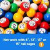 GSE Games & Sports Expert Professional Bingo Master Board & 7/8" Multi-Color Balls, Black Bingo Calling Board for Parties, Large Groups, Family Game Night view 4