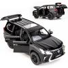 BDTCTK 1/32 Compatible for Lexus LX570 Off-Road in Luxury SUV Model Car, Zinc Alloy Pull Back Toy car with Sound and Light for Kids Boy Girl Gift(Black) view 2