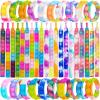 120 Pcs Pop Bracelet Bubble Fidget Toys for Party Favors, Hand Finger Silicone Wristband Bulk for Student Classroom Prizes, Goodie Bag Fillers Stuffers Birthday Christmas Valentine Gifts for Kid view 1