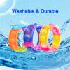 120 Pcs Pop Bracelet Bubble Fidget Toys for Party Favors, Hand Finger Silicone Wristband Bulk for Student Classroom Prizes, Goodie Bag Fillers Stuffers Birthday Christmas Valentine Gifts for Kid view 3