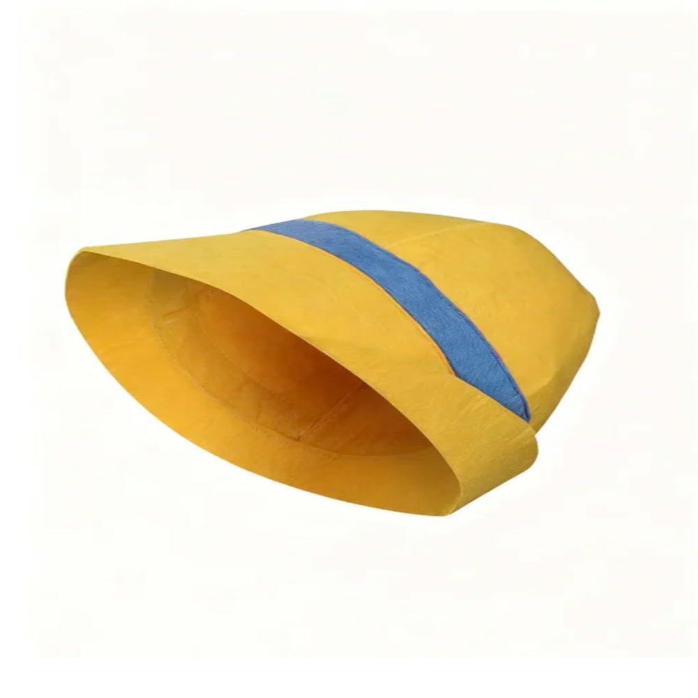 Chahouk Boys Puppet Hat with Feather Cosplay Costume Kids Toddler Sizes Halloween Christmas Party Hat Yellow Summer Hat