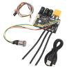 Electronic Speed Controller, EVTSCAN Electronic Speed Controller Electric Control Switch with Heat Sink 460V for Robot RC Car view 2