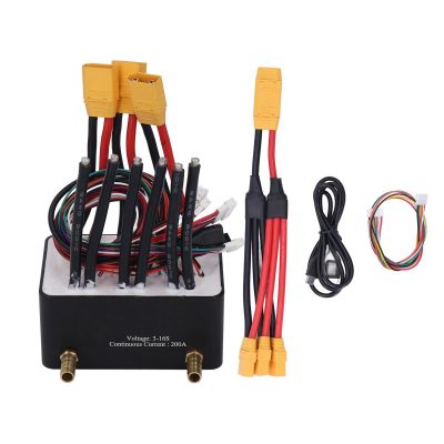 Electronic Speed Controller, EVTSCAN Electronic Speed Controller 200A Waterproof Large Power High Voltage Motor Speed Regulator ESC for Robots 1475V
