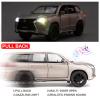 BDTCTK 1/32 Compatible for Lexus LX570 Off-Road in Luxury SUV Model Car, Zinc Alloy Pull Back Toy car with Sound and Light for Kids Boy Girl Gift(Silver) view 3