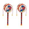 Toddmomy Baby Rattle Toy Wooden Handheld Traditional Chinese Rattle Drum for Sensory and Hearing Training Smooth Edges Safe for Infant Play 7.48X2.55X3.14In view 1