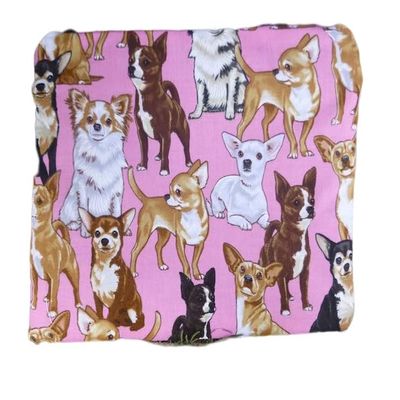 Chihuahua zippered bag for Mahjong card and coins, The Slide