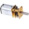 3V 200RPM Micro DC Gear Speed Reduction Motor with Full Metal Gearbox Motor GA12-N20 3mm Shaft for Robot Models, RC Cars, DIY Toys, Pack of 1, Silver view 1