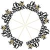 Gyufise 24Pcs Oh Babee Cupcake Toppers Black Glitter Bumble Bee Cupcake Picks Oh Baby Cake Decoration for Bee Theme Baby Shower Kids Birthday Party Decorations Supplies view 3