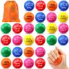 HyDren 100 Pcs Motivational Stress Balls 1.97 Inch Inspirational Stress Relief Ball Bulk Hand Exercise Balls Encouraging Colorful Foam Balls Anxiety Small Balls with Quotes for Adults Teens view 1