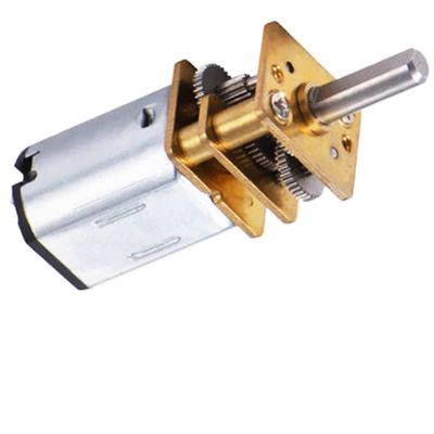12V 300RPM Micro DC Gear Speed Reduction Motor with Full Metal Gearbox Motor GA12-N20 3mm Shaft for Robot Models, RC Cars, DIY Toys, Pack of 1, Silver