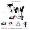 Car Seat Toys for Infants 0-6 Months, High Contrast Baby Toys Black and White Hanging Crib & Stroller Toy 3-6 Newborn Developmental Toy 0-3-6-12 Months with Music Rattles view 2
