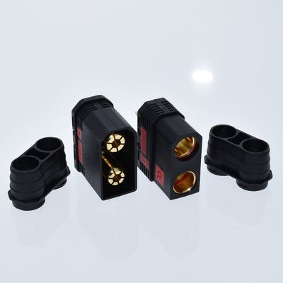 Generic 1 Pair QS8-S 8MM Bullet Male/Female Anti-Spark LiPo Connectors Plugs (Black)