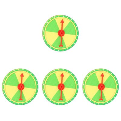 ibasenice 4 Sets Game Wall Prize Wheel Sturdy Plastic Raffle Wheel for Boys and Girls Decorative Wall Turntable