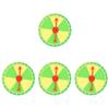 ibasenice 4 Sets Game Wall Prize Wheel Sturdy Plastic Raffle Wheel for Boys and Girls Decorative Wall Turntable view 1